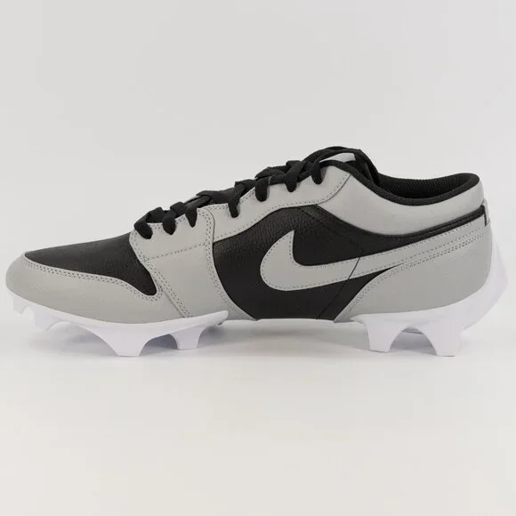 Jordan 1 Low TD 'Black/LT Smoke Grey' FJ6245-002 Football Cleat Multi Size